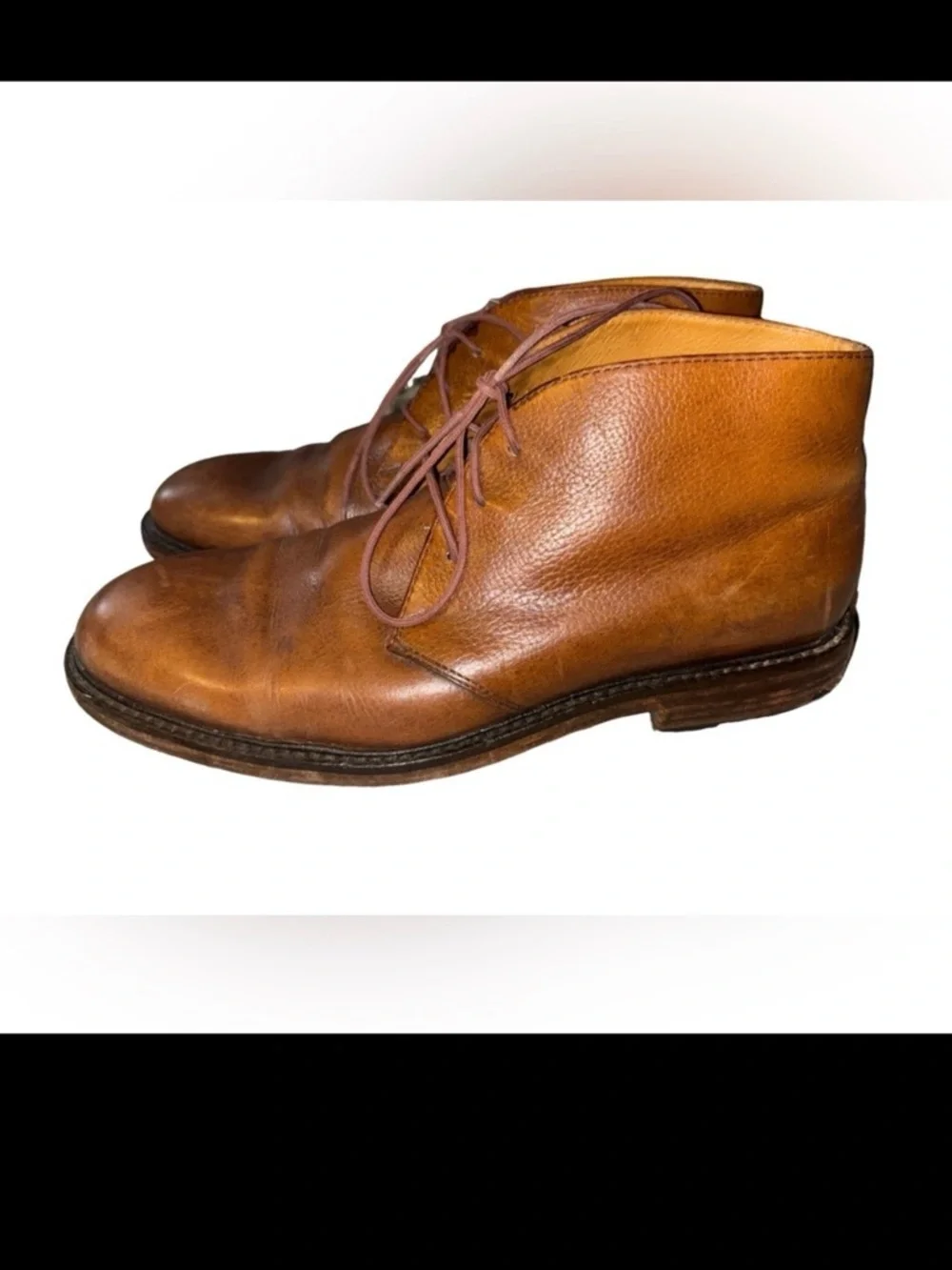Polo Ralph Lauren Brown leather Ankle Boots